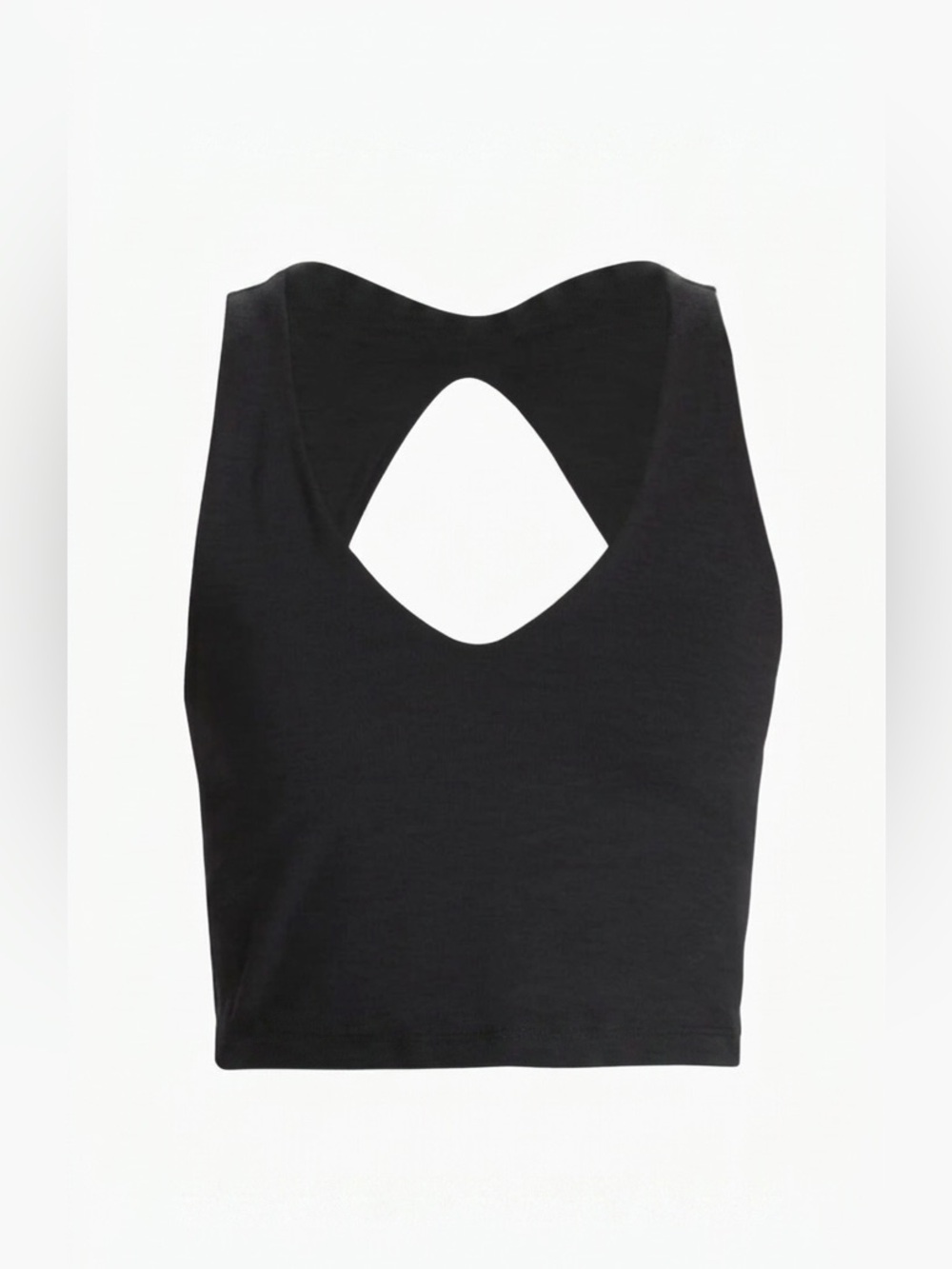 Beyond Yoga Ribbed Fresh Cutout Cropped Tank Top Pilates Yoga Bra size small